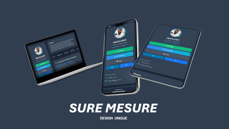 Création site web RDC : pourquoi vous pouvez me faire confiance