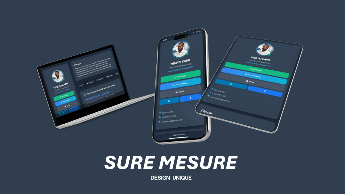 Création site web RDC : pourquoi vous pouvez me faire confiance