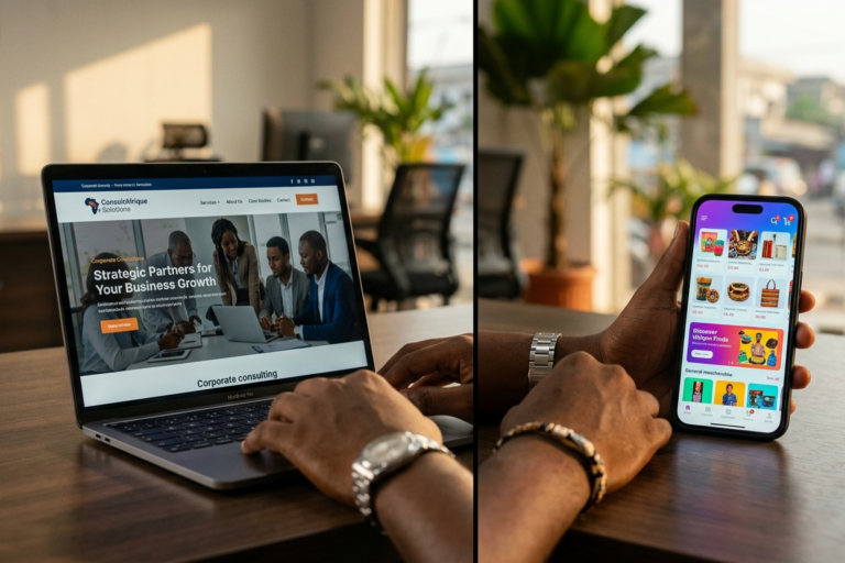 Site vitrine ou boutique en ligne : que choisir pour votre activité en RDC ?